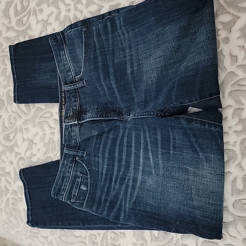 Chico's So Slimming Girlfriend Slim Leg Ankle Jeans